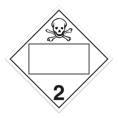 Toxic Gas placard