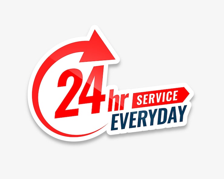 24/7 logo design