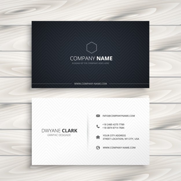 clean business cards