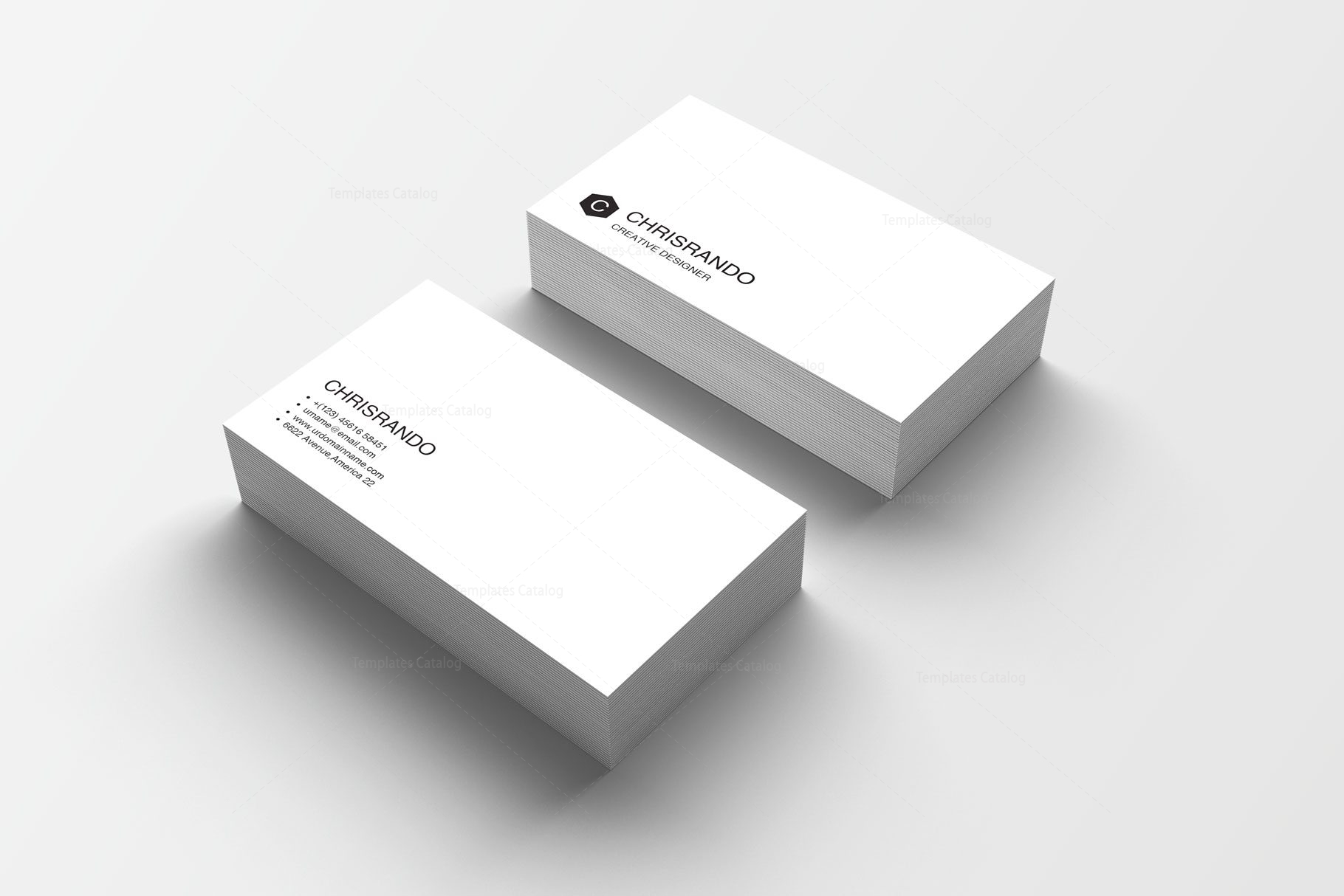 minimalist business cards
