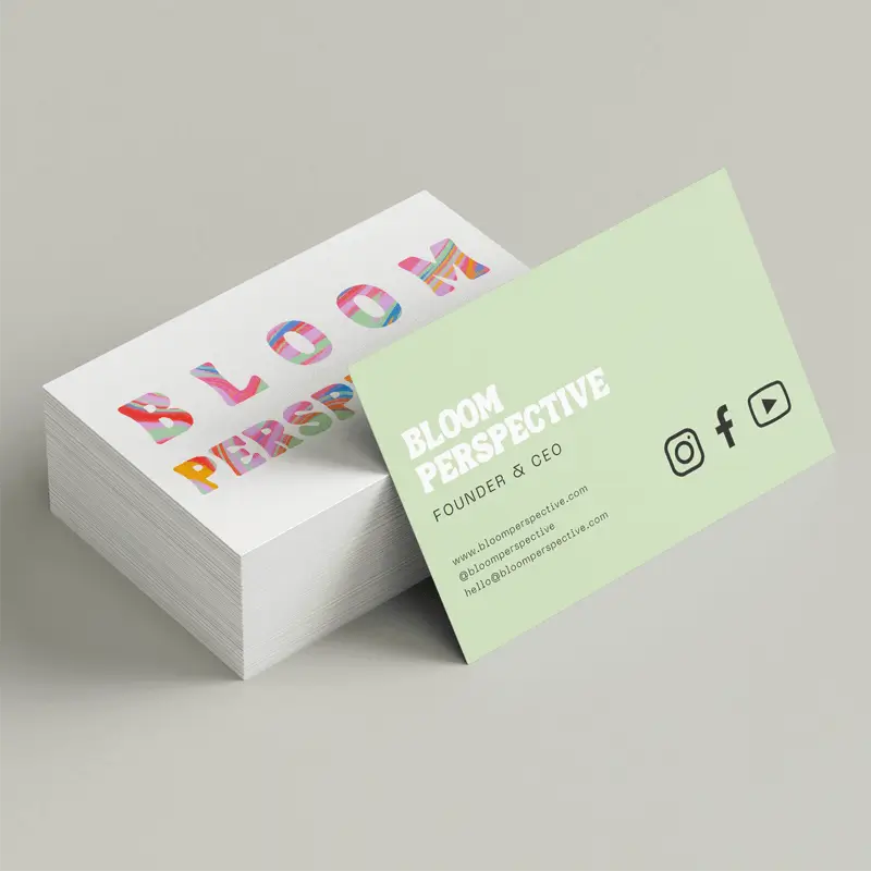recycled paper business cards