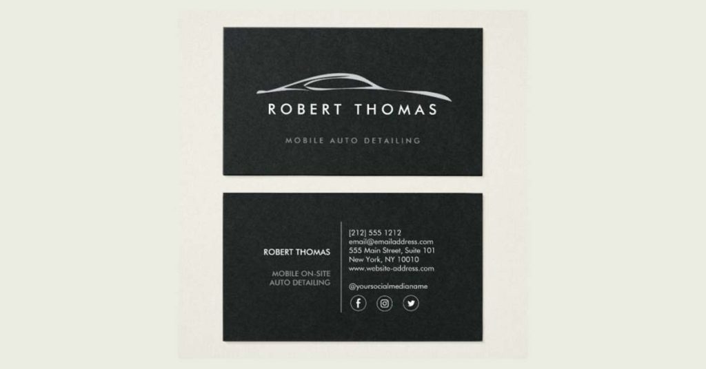 Auto detailing marketing materials