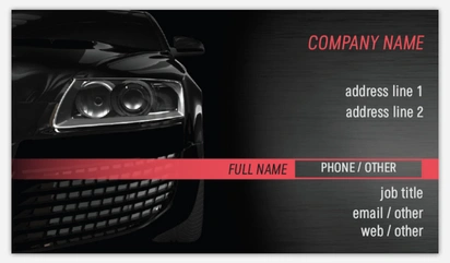 Ceramic coating business cards