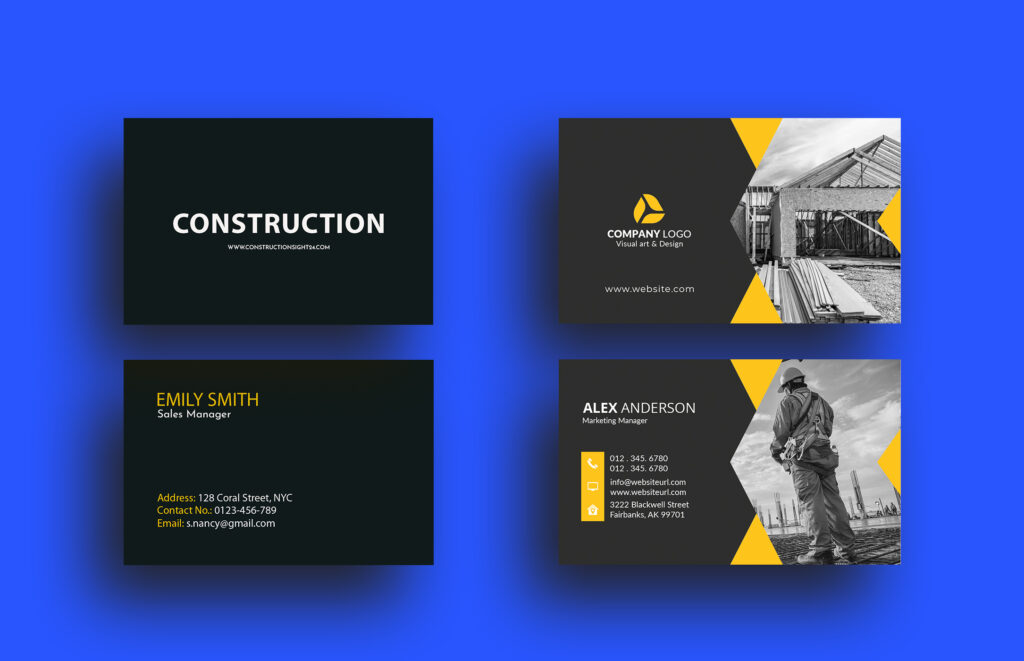 Contractor business cards