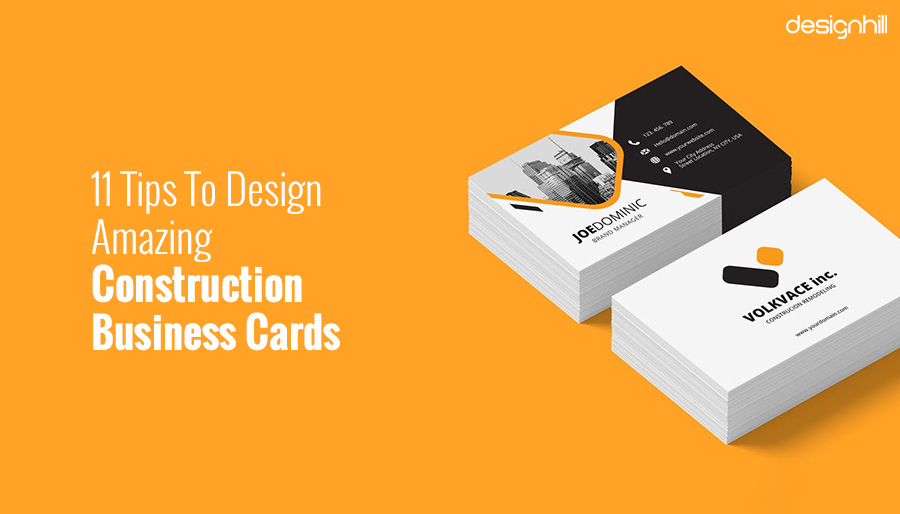 Heavy equipment business cards