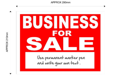 business for sale signs for commercial property