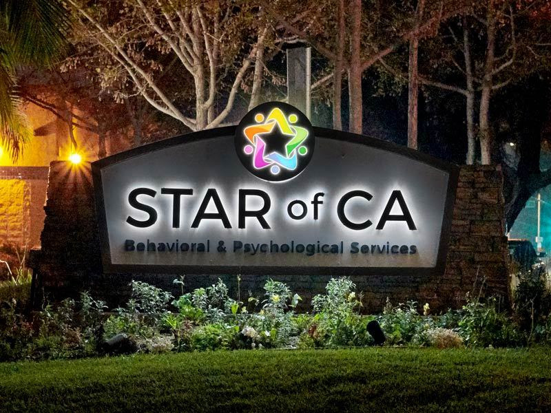 illuminated storefront signs