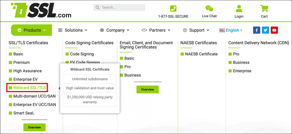 how to get a wildcard certificate