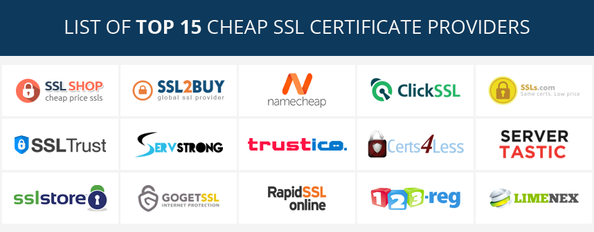 Low-cost SSL certificates