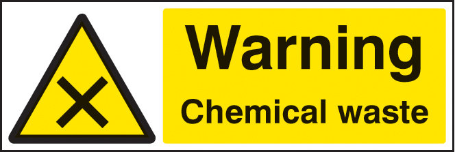 chemical waste disposal signs