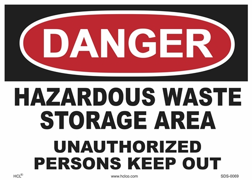 hazardous waste labels