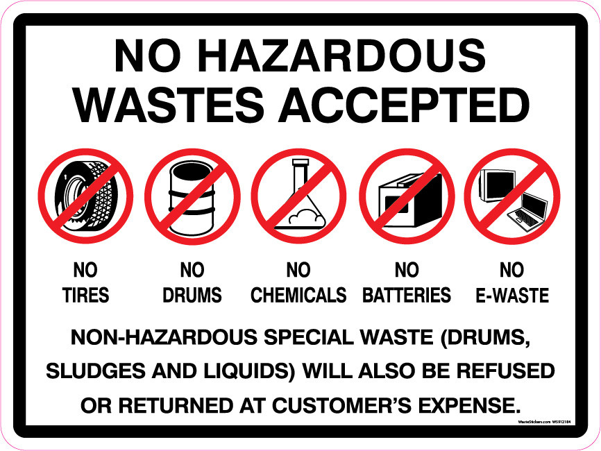 hazardous waste labels