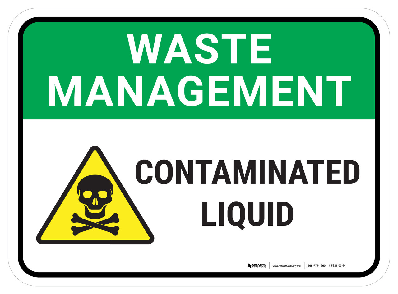 biohazard waste signs