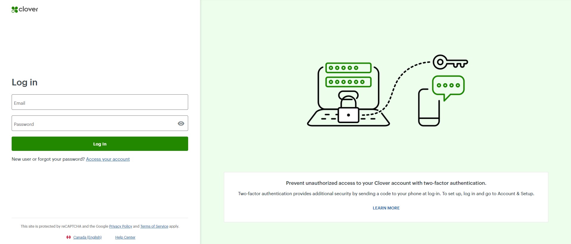 Clover POS setup