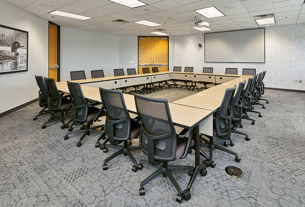 meeting room setup