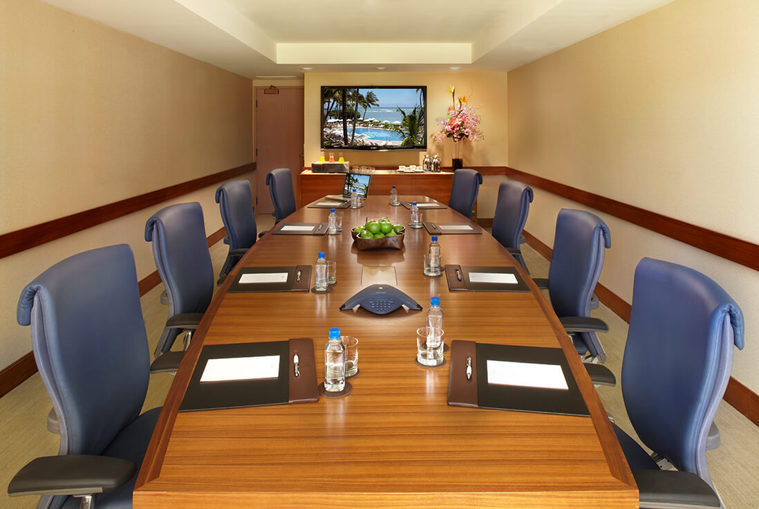 hybrid meeting room setup