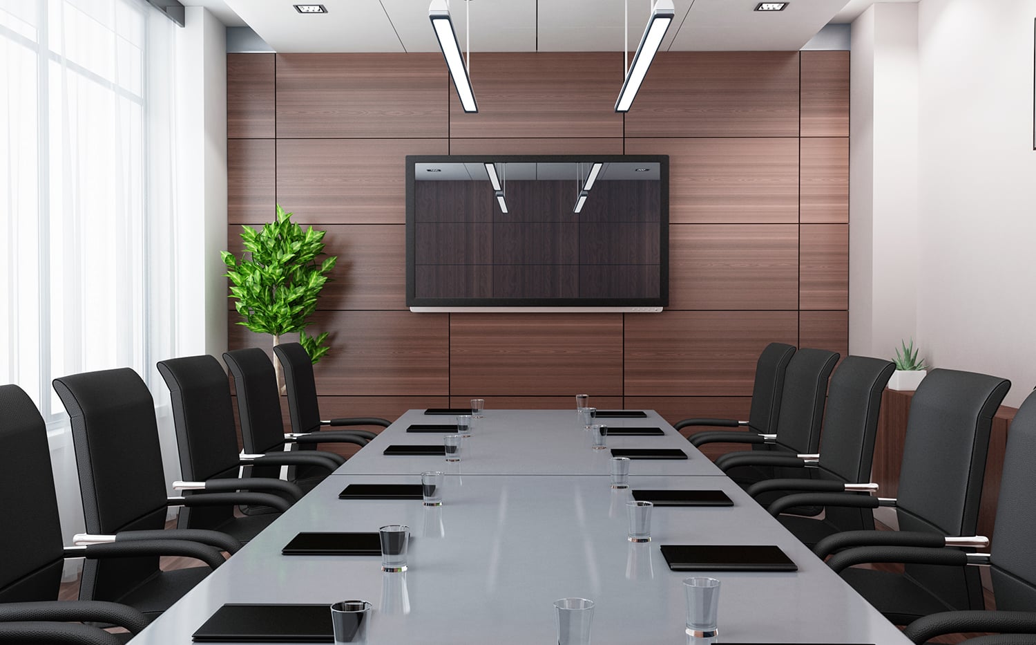 video conferencing room setup