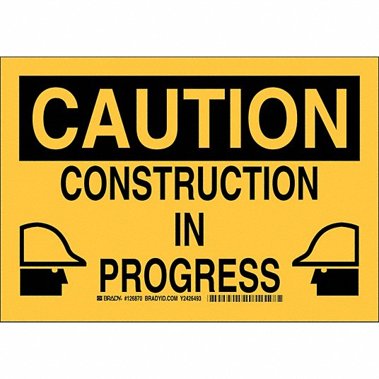 ANSI construction signs