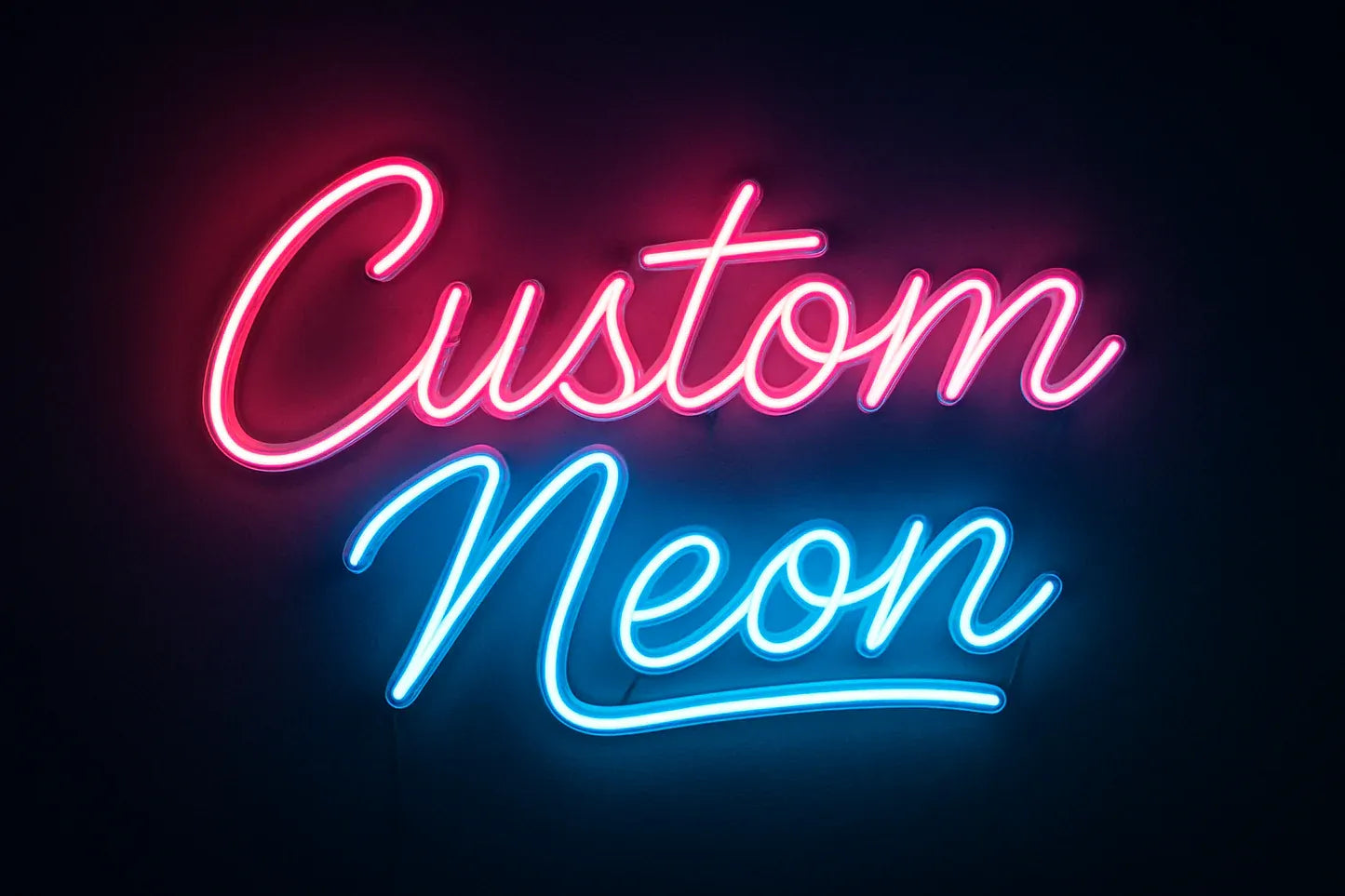 DIY neon sign