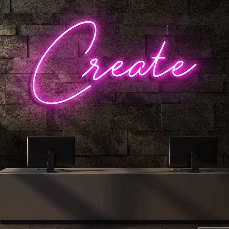 create your own neon sign
