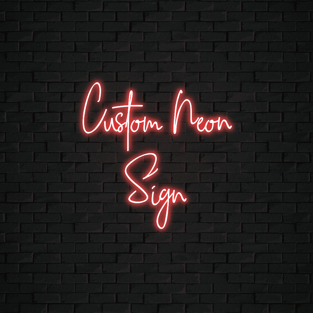 DIY neon sign