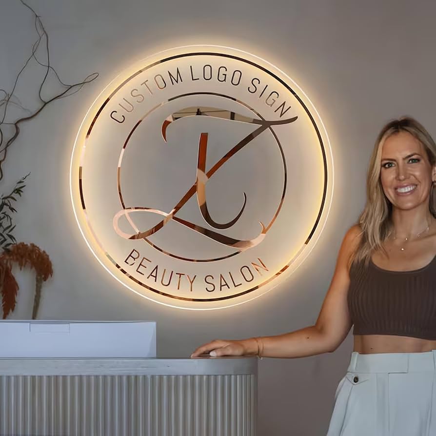 Custom Business Logo Metal Signs