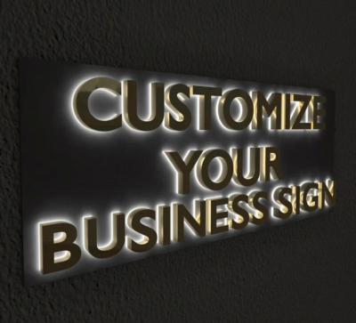 UV Printed Business Sign
