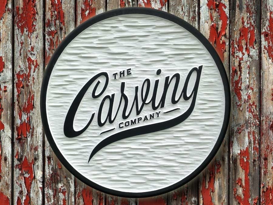 Custom Wood Business Sign