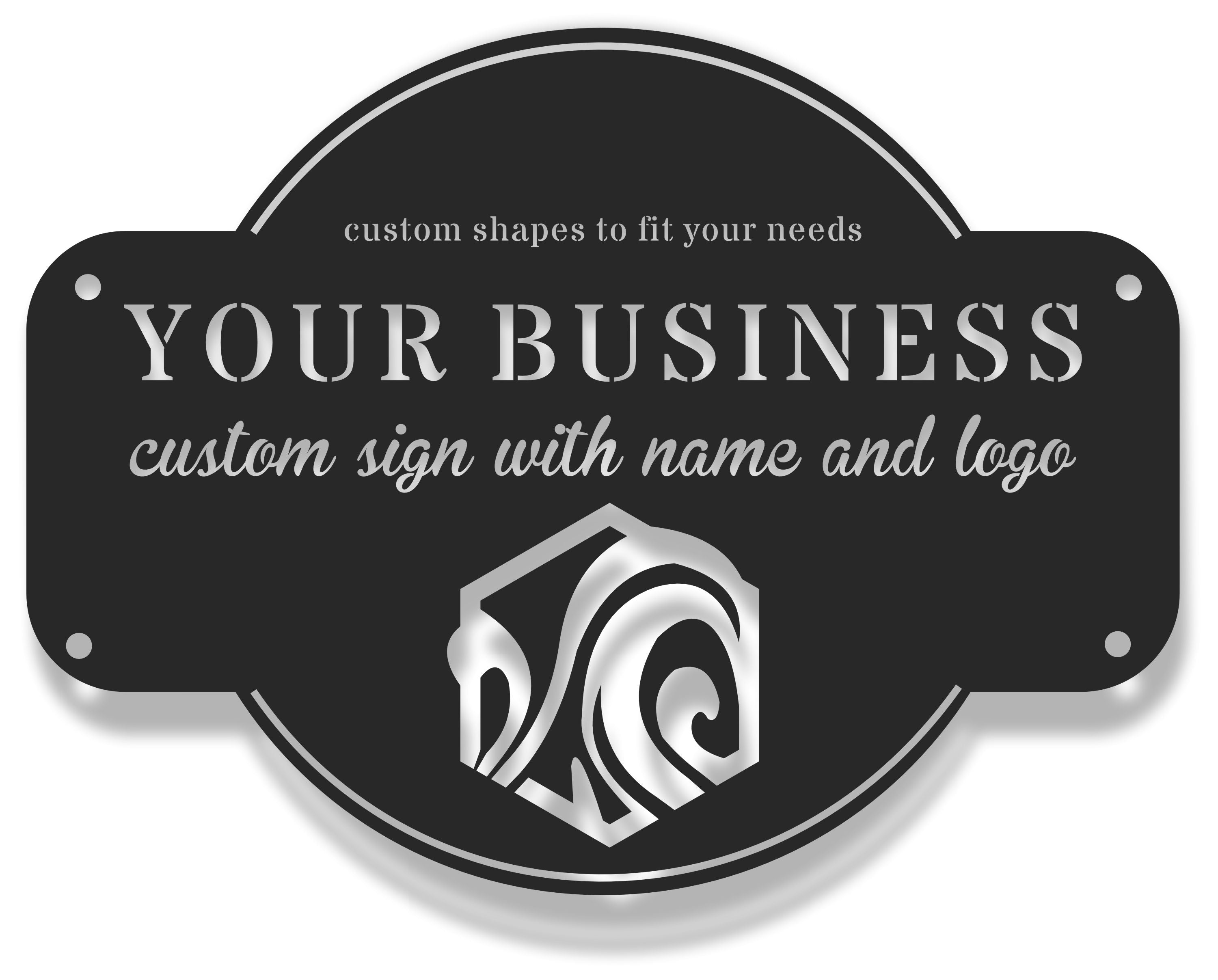 Laser Cut Logo Sign