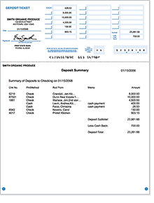 personal deposit slip order