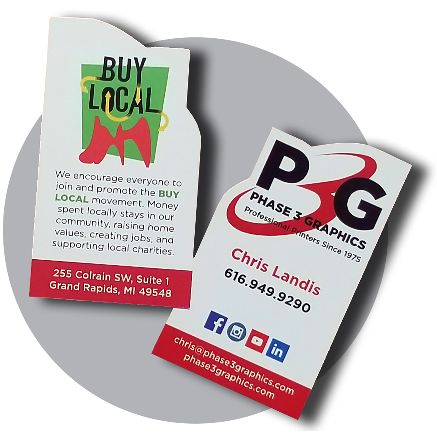Laser cut business cards