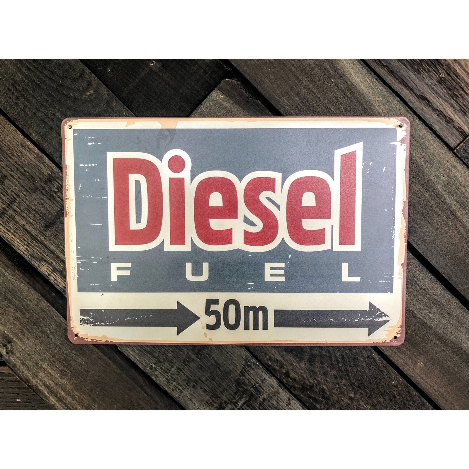 enamel diesel signs