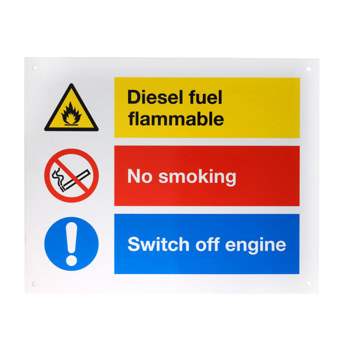 diesel fuel signs