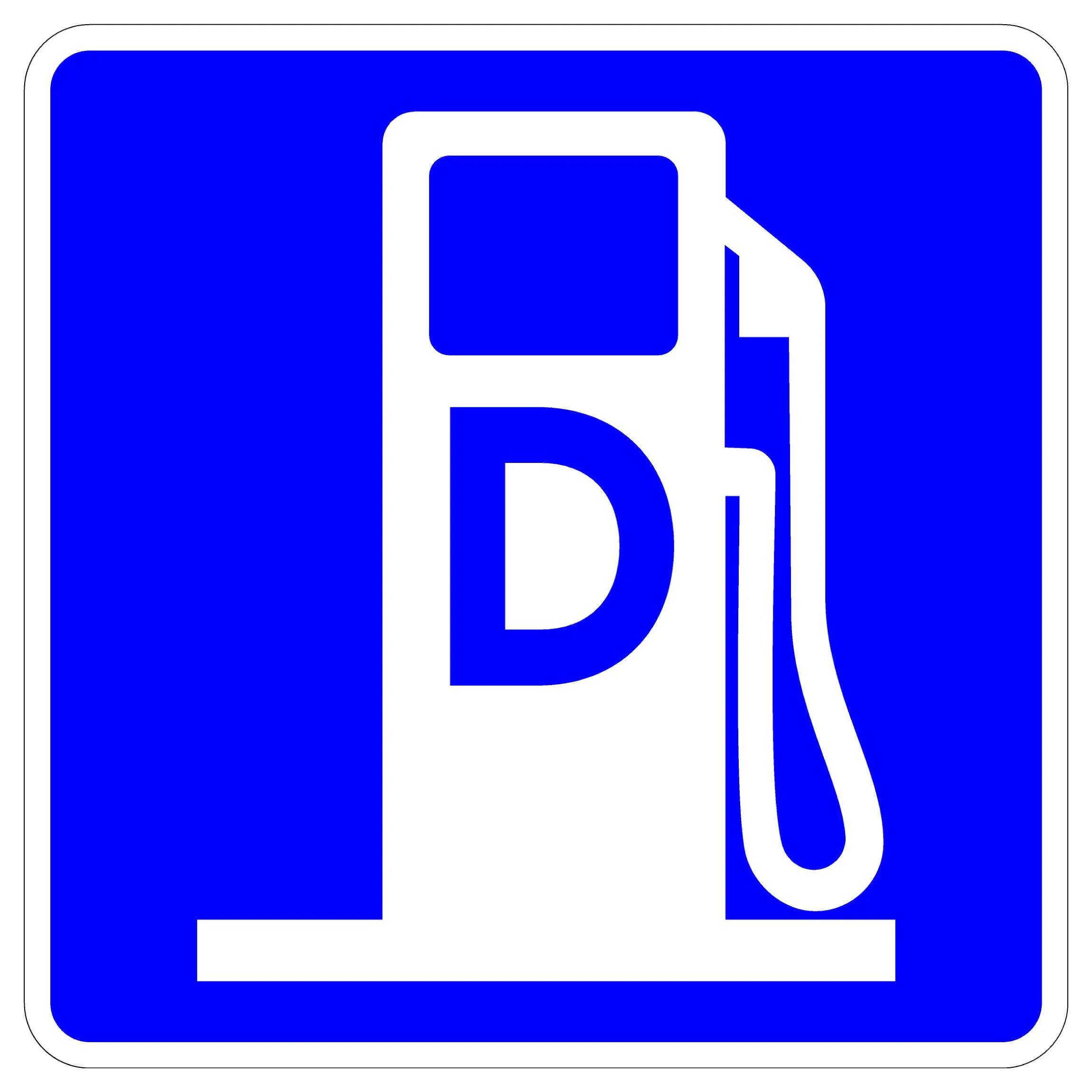 diesel safety signs