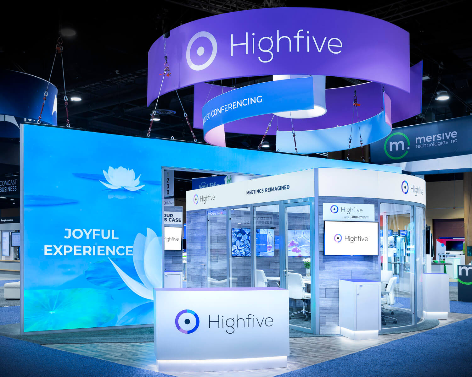 Backlit display rentals