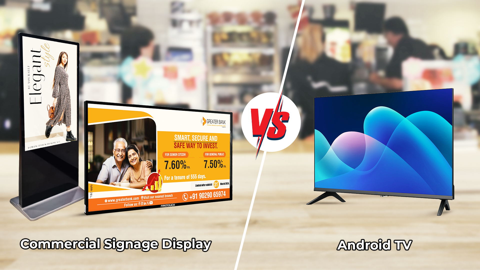 4K UHD commercial monitors