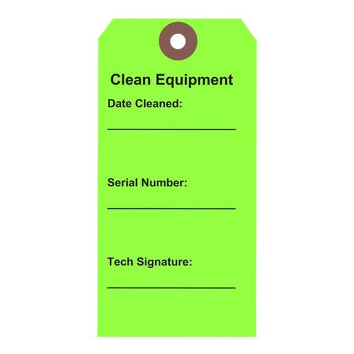 equipment status tags