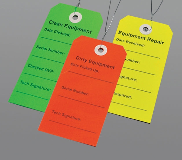 equipment status tags