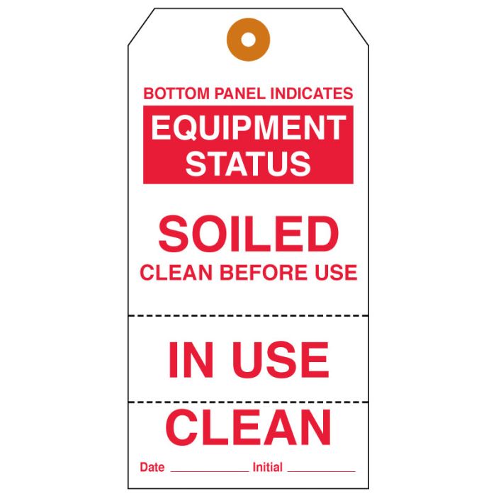 equipment status tags