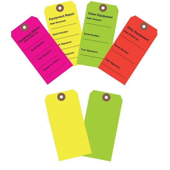 equipment status tags