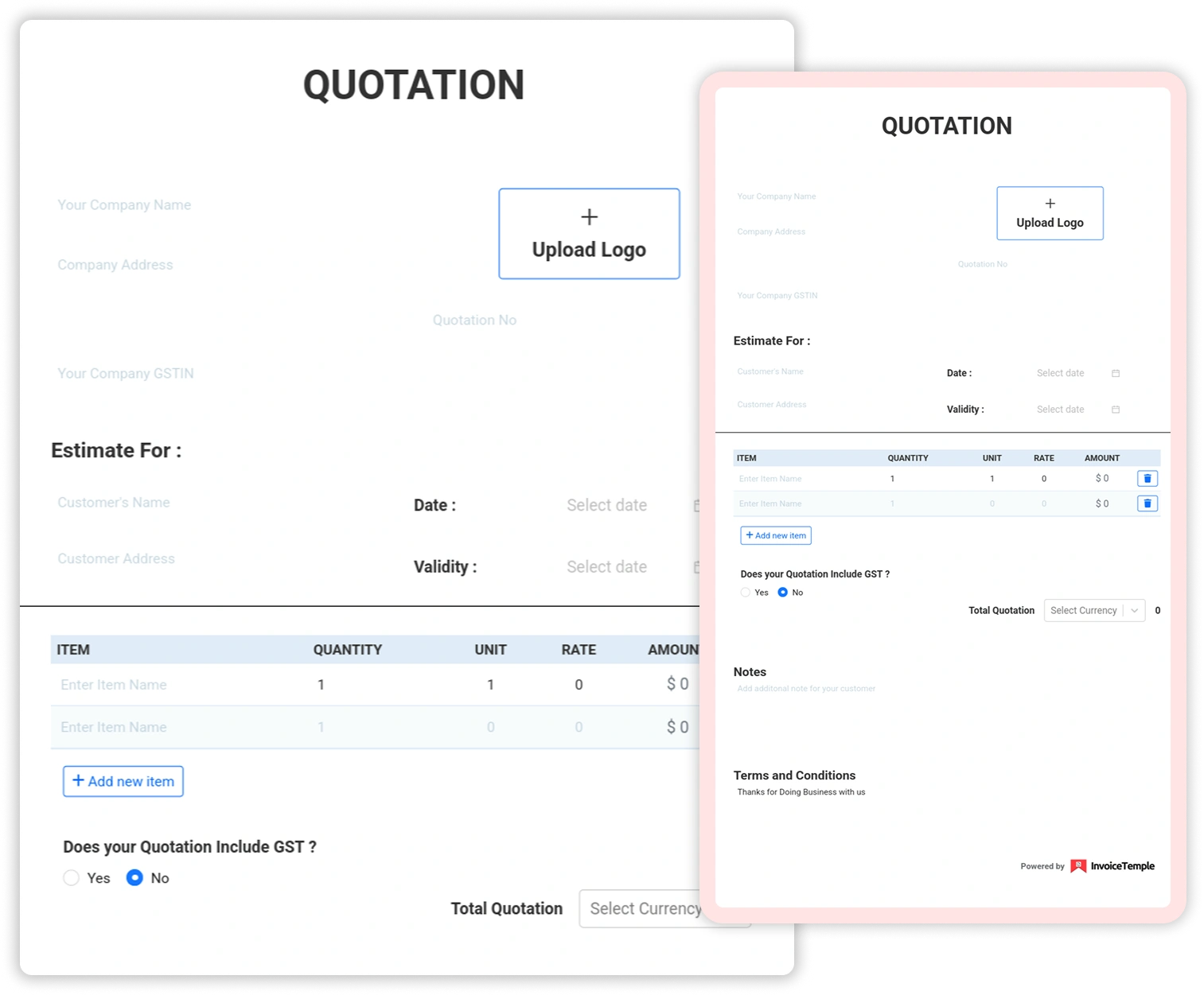 online quote generator