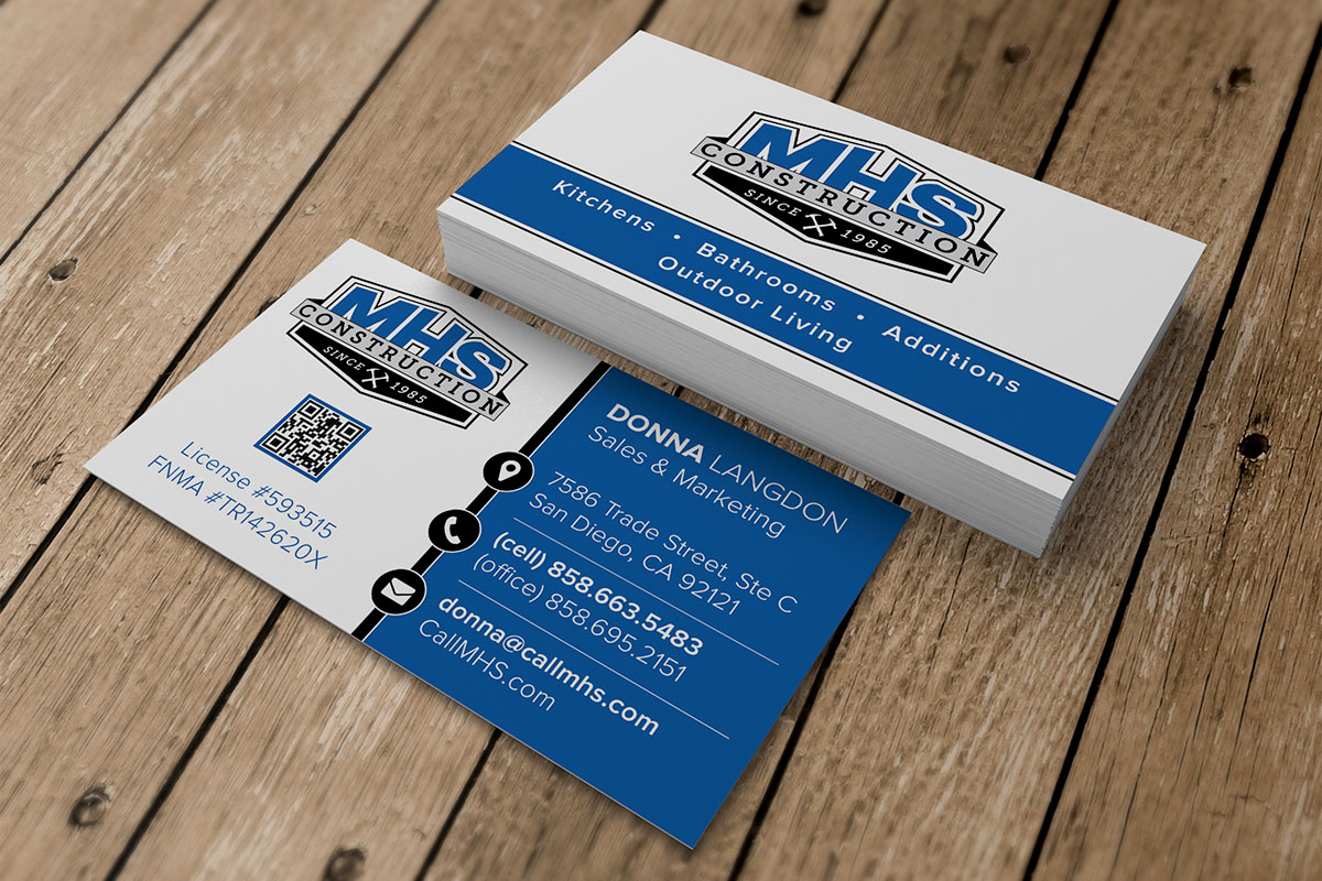 tool silhouette business card