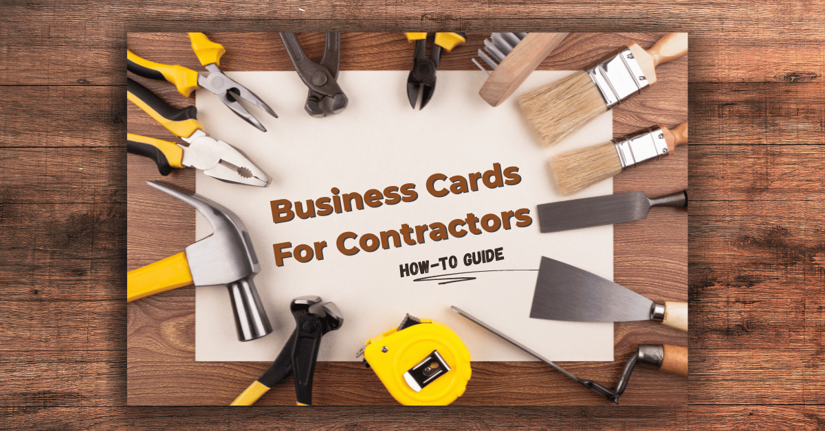 PVC contractor cards