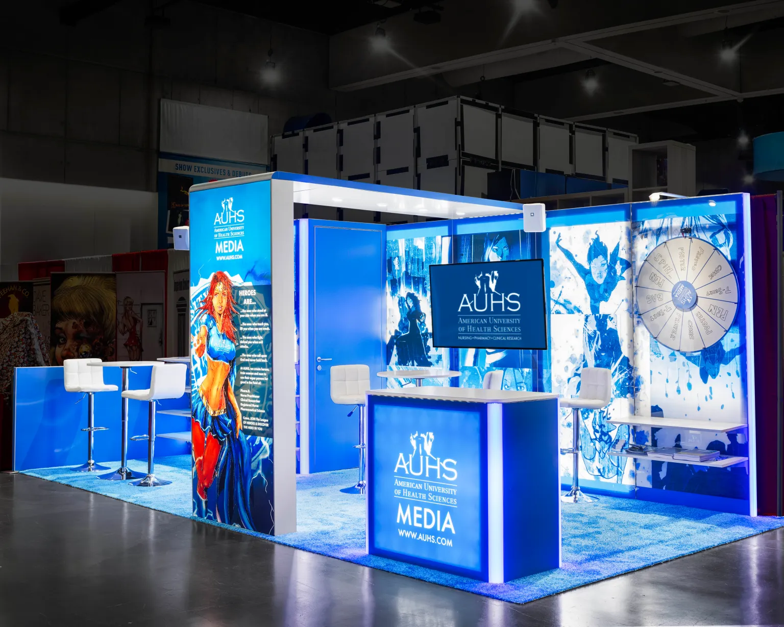 Trade show display fabrication Houston