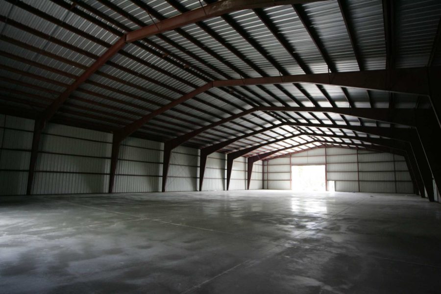 Clear span warehouse structures