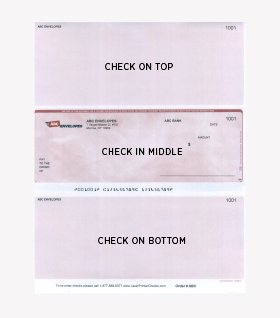 laser check printing