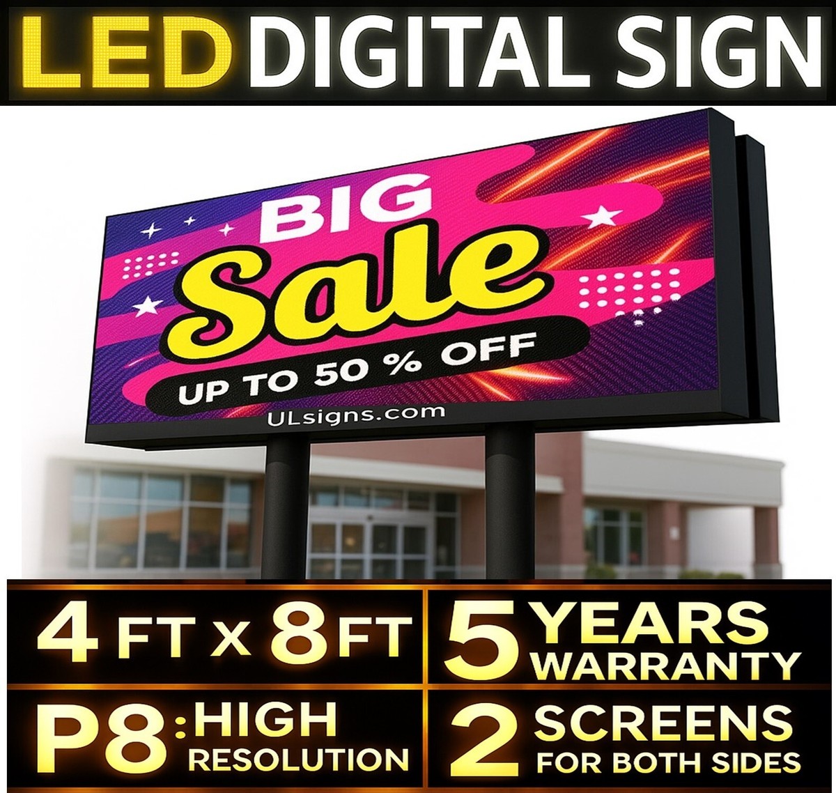 high-brightness LED panel
