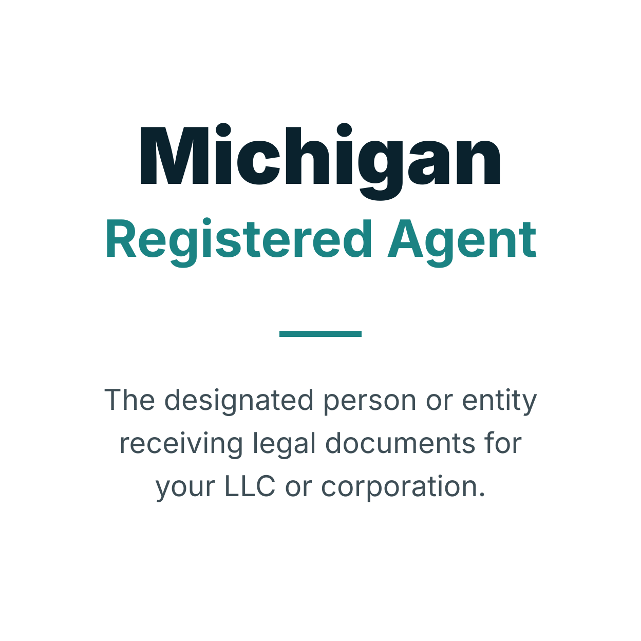 Michigan registered agent requirements
