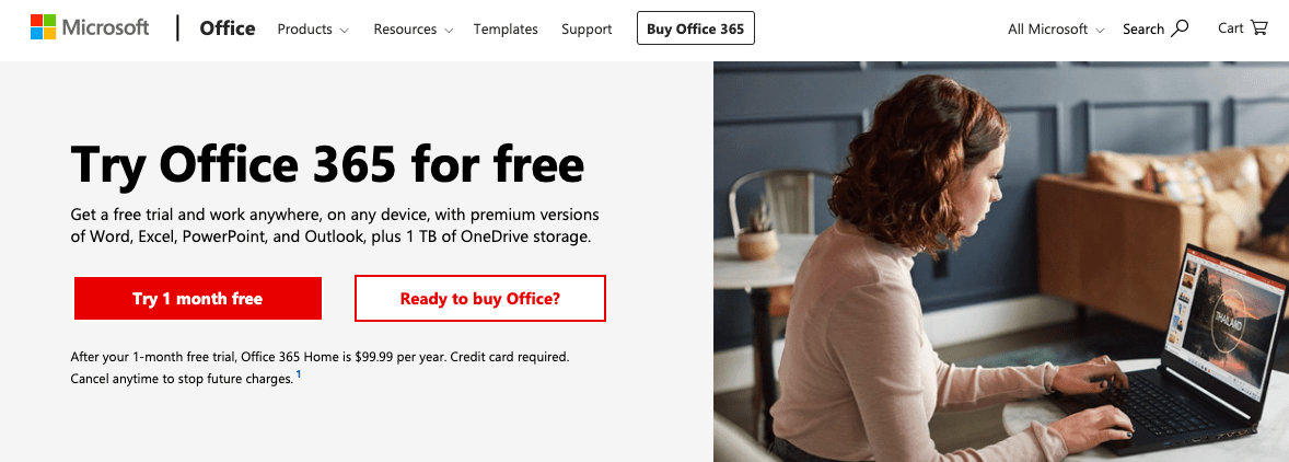Microsoft 365 Family trial