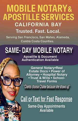 Bay Area notary services